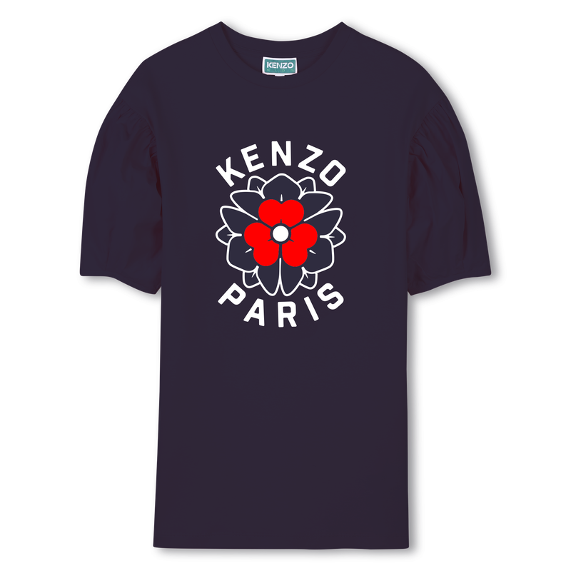 T-Shirt-Kleid mit Ballonärmeln KENZO KIDS 
                        GIRL