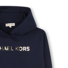 Kapuzenkleid aus Fleece MICHAEL KORS 
                    GIRL