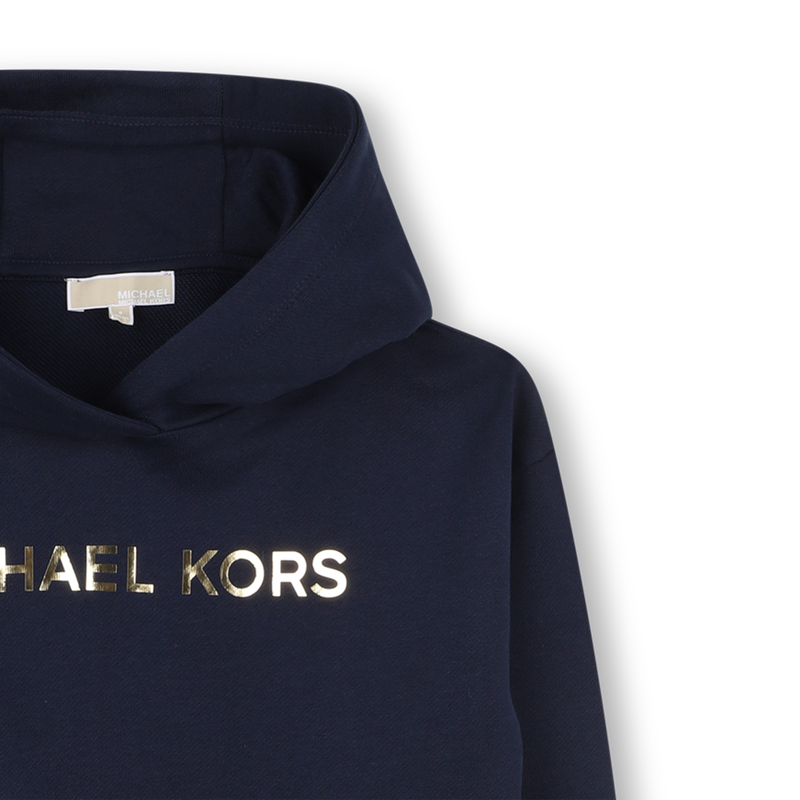 Kapuzenkleid aus Fleece MICHAEL KORS 
                        GIRL