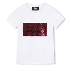 T-Shirt mit Wendepailletten, WEISS, hi-res