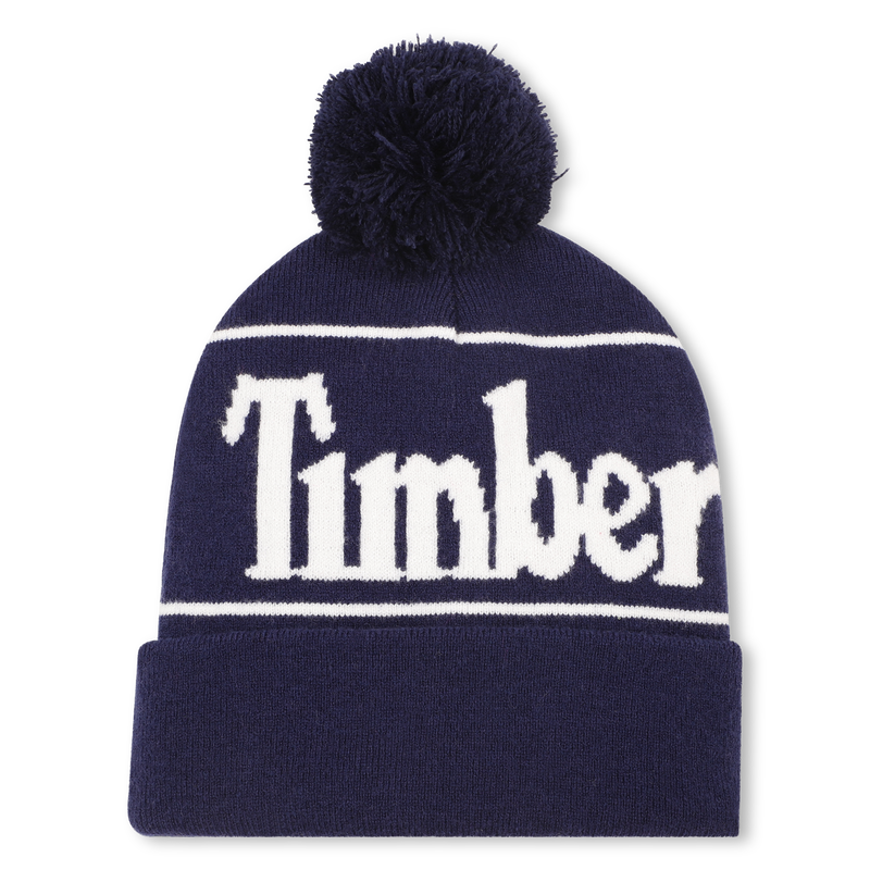 Jacquard-Pompon-Strickm&uuml;tze TIMBERLAND 
                        BOY