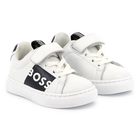 Ledersneaker mit Klettriemen BOSS 
                    BOY