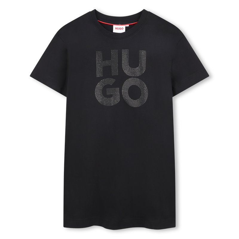 Kurz&auml;rmeliges Kleid HUGO 
                        GIRL