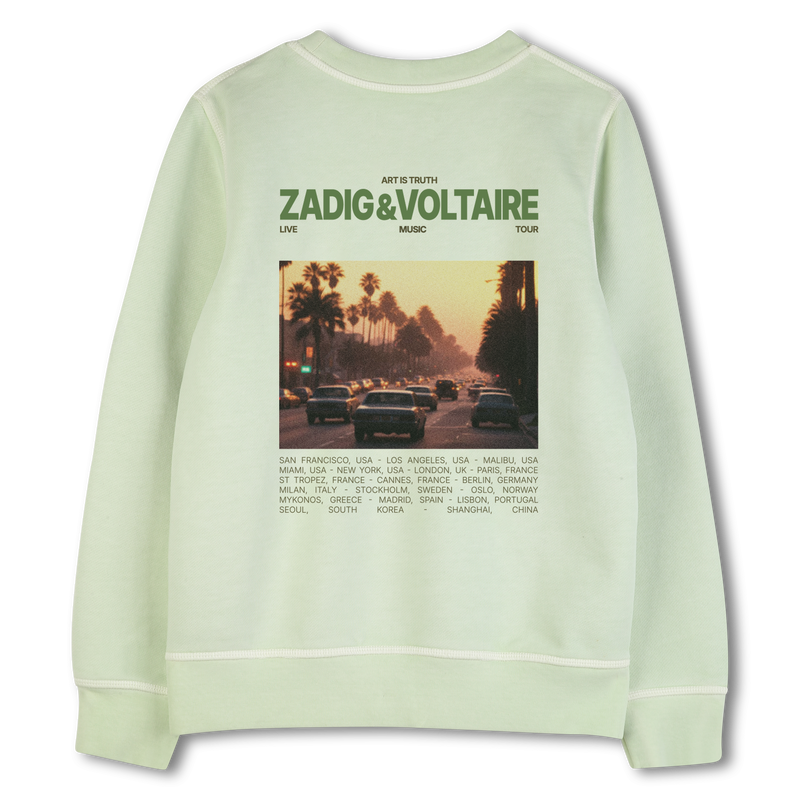 SWEATSHIRT MIT RUNDHALSAUSSCHNITT ZADIG & VOLTAIRE 
                        BOY