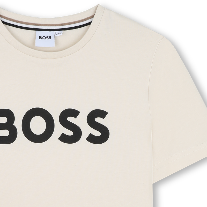 Kurz&auml;rmliges Baumwollshirt BOSS 
                        BOY