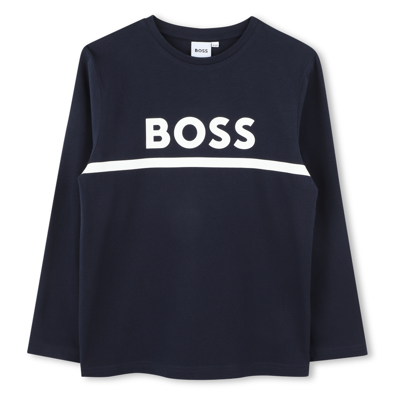 Lang&auml;rmeliges t-shirt BOSS 
                        BOY