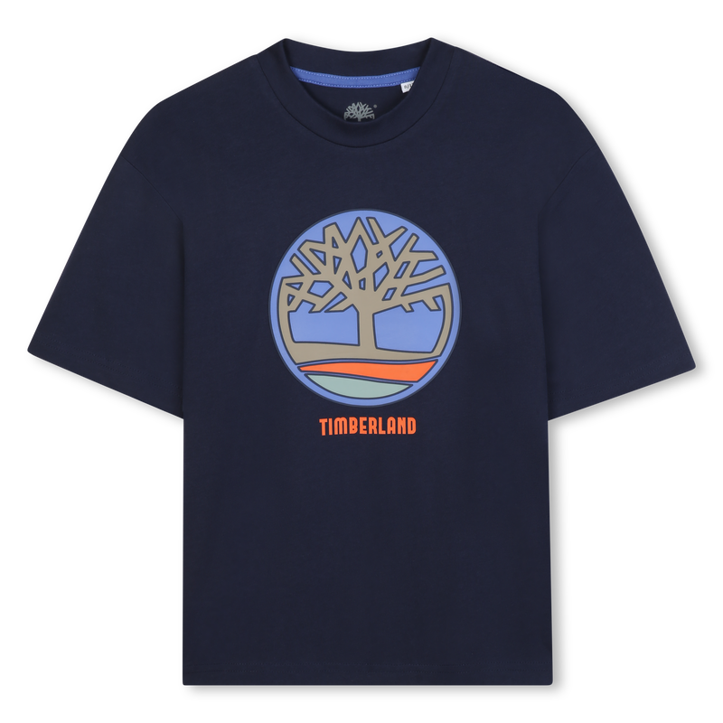 Kurzärmeliges T-Shirt aus Jersey TIMBERLAND 
                        BOY