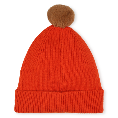 Strickm&uuml;tze mit Bommel TIMBERLAND JUNGE