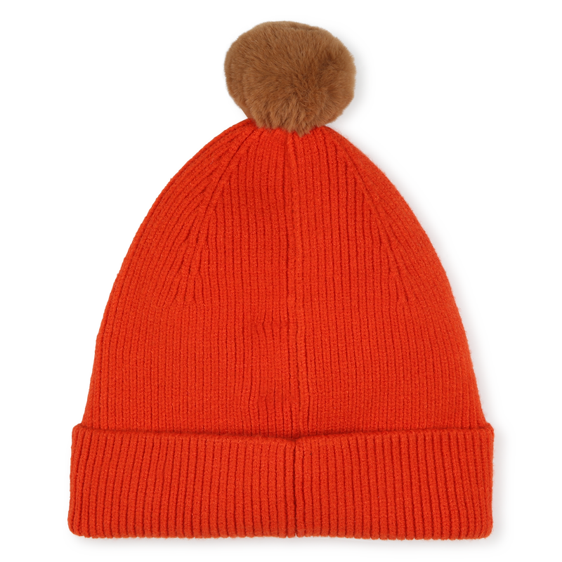 Strickm&uuml;tze mit Bommel TIMBERLAND 
                        JUNGE