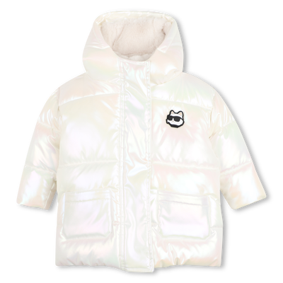 Steppjacke mit Kapuze KARL LAGERFELD KIDS GIRL