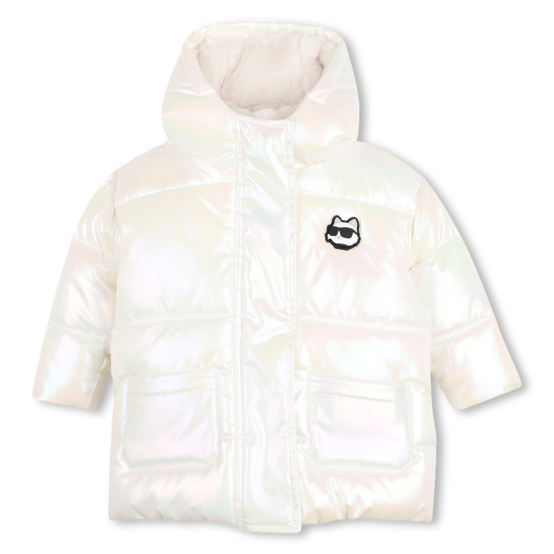 Steppjacke mit Kapuze KARL LAGERFELD KIDS 
                        GIRL
