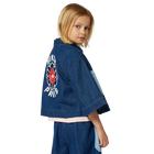 Jeansjacke mit Stickerei KENZO KIDS 
                    GIRL