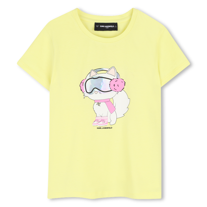 T-Shirt mit kurzen &Auml;rmeln KARL LAGERFELD KIDS 
                        GIRL
