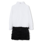 Lang&auml;rmeliges Kleid KARL LAGERFELD KIDS 
                    GIRL