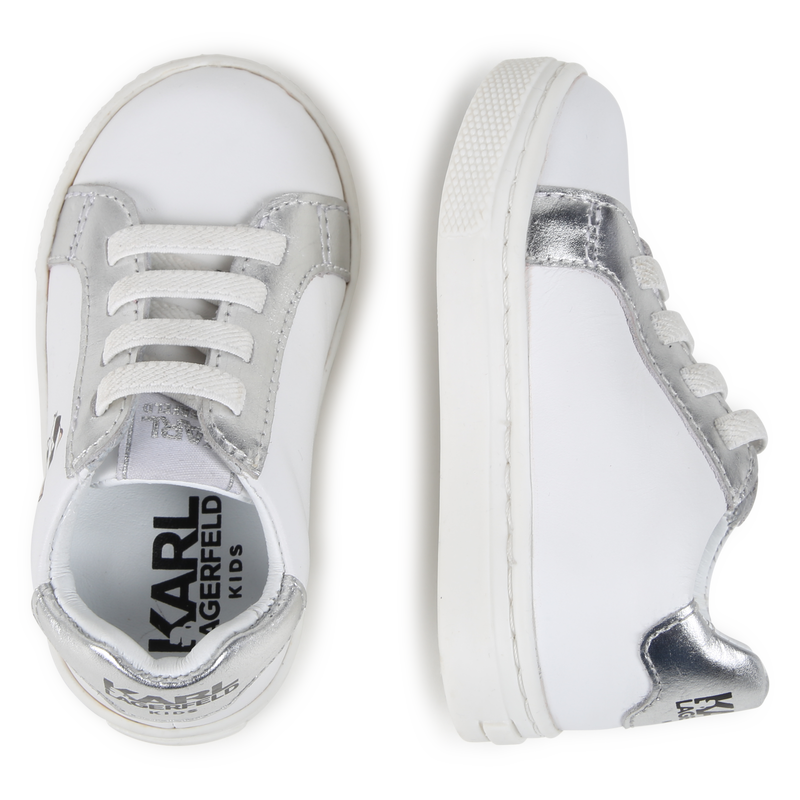 Low-Sneaker aus Leder KARL LAGERFELD KIDS 
                        UNISEX